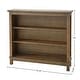 preview thumbnail 2 of 1, Westfield 56" Wide Traditional Hutch/Bookcase, Harvest Brown