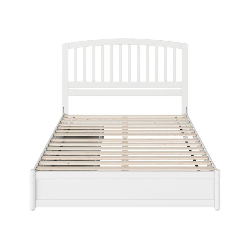 Lucia Platform Bed with Panel Footboard and Storage Drawers