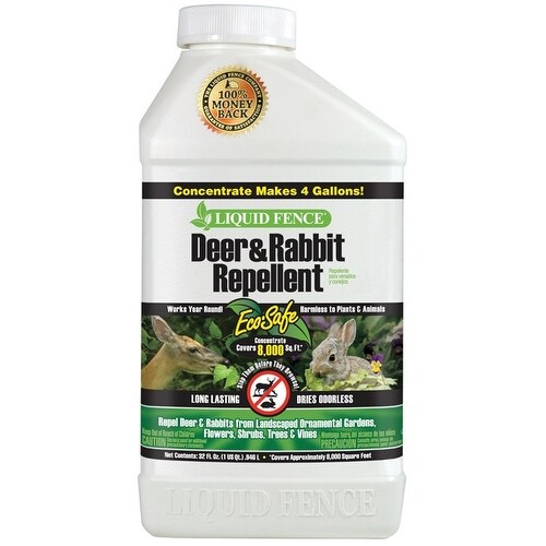 Liquid Fence HG71106 Deer & Rabbit Repellent Concentrate, 32 oz