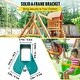 preview thumbnail 3 of 12, VEVOR Swing Set Bracket 12\" Swing Bracket A-Frame Construction，for 2 (4x4) Legs & 1 (4x6) Beam