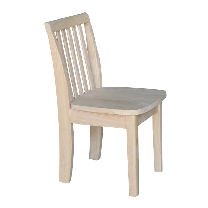 International Concepts Solid Wood Mission Juvenile Chairs - Set of 2