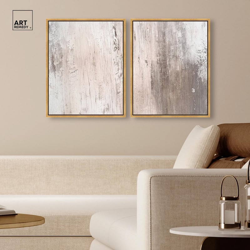Striated Texture IV Canvas Set of 2 by Art Remedy