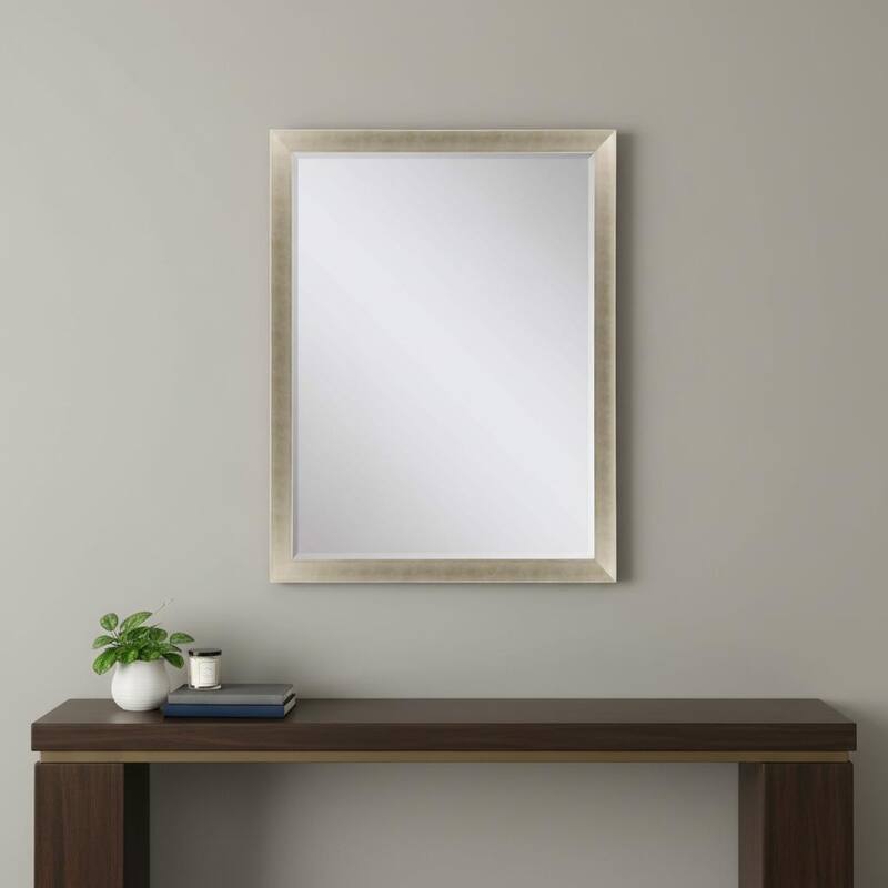 HomeRoots 53" Gold Accent Mirror - 41.00 in. x 53.00 in. x 2.00 in. - 41.00 in. x 53.00 in.  x 2.00 in.