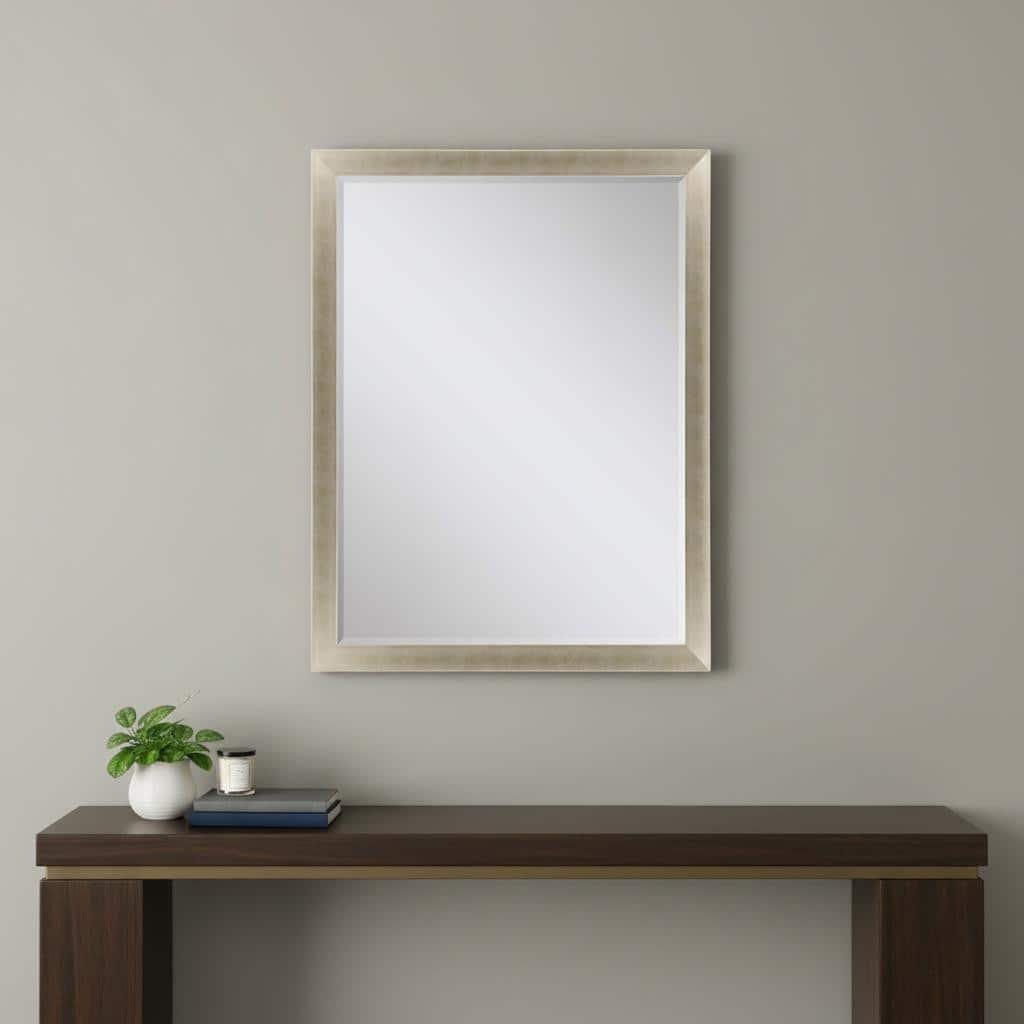 HomeRoots 53" Gold Accent Mirror - 41.00 in. x 53.00 in. x 2.00 in.