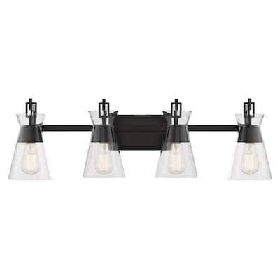 Savoy House 8-1830-4 Lakewood 4 Light 32" Wide Bathroom Vanity Light