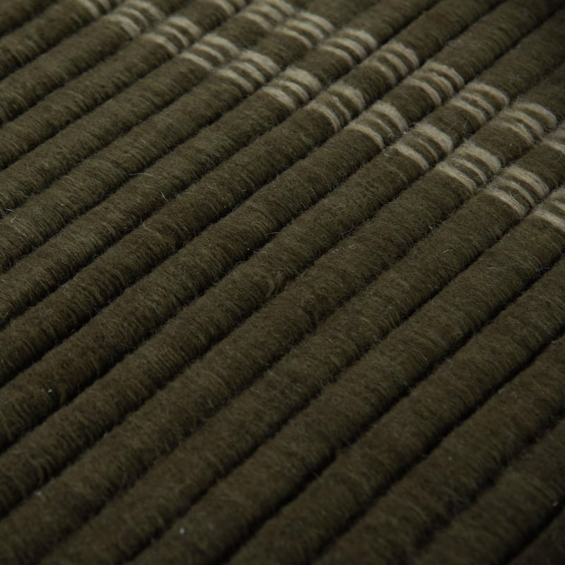 Alora Decor Klaus Stripe Wool Area Rug