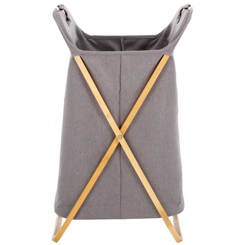 SAFAVIEH Mehrangiz Laundry Basket - 15" W x 15" D x 28" H - 15Wx15Dx28H