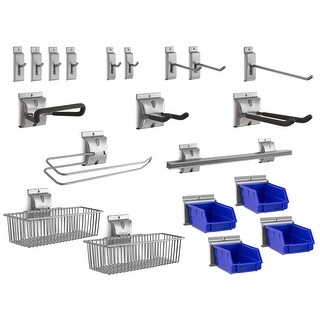 NewAge Products PVC SW Backsplash Hook Kit - Large (20 pc) - Bed Bath ...