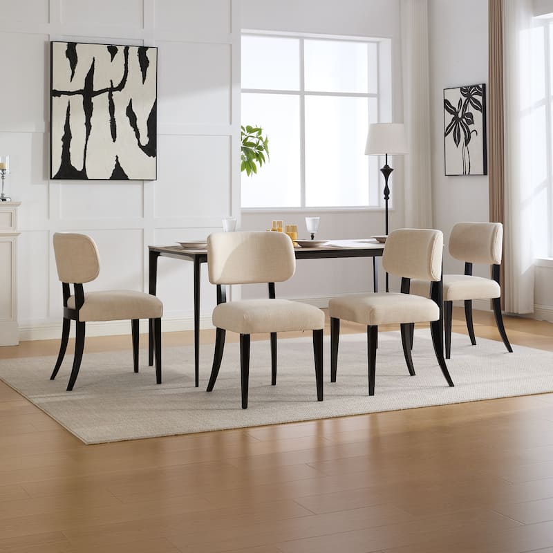 Wooden Dining Chairs Set of 2