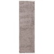 preview thumbnail 68 of 90, SAFAVIEH Polar Shag Bibi Glam Solid 3-inch Extra Thick Rug 2'3" x 10' Runner - Mushroom - Runner