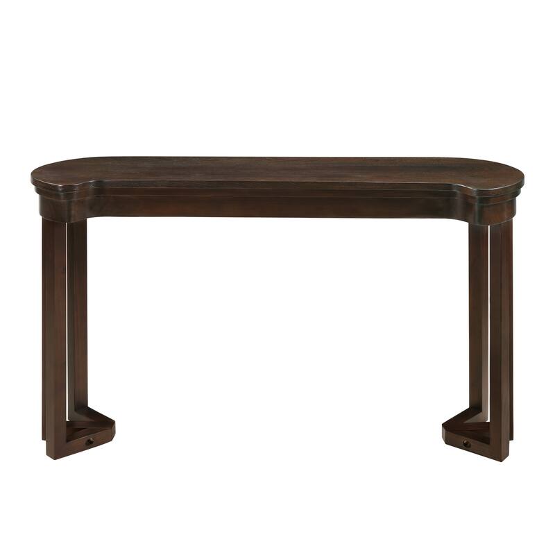 Modern 4-Piece Bar Dining Set with 3 PU Upholstered Bar Stools, Wood Counter Height Dining Table Set for Dining Room