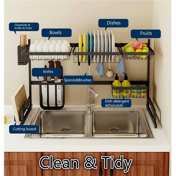 Shop 25 59 33 46 Stainless Steel Dish Rack Sink Rack Plate