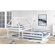 preview thumbnail 4 of 33, Twin Over Full House Bunk Bed with Ladder, Convertible to Two Separate Beds