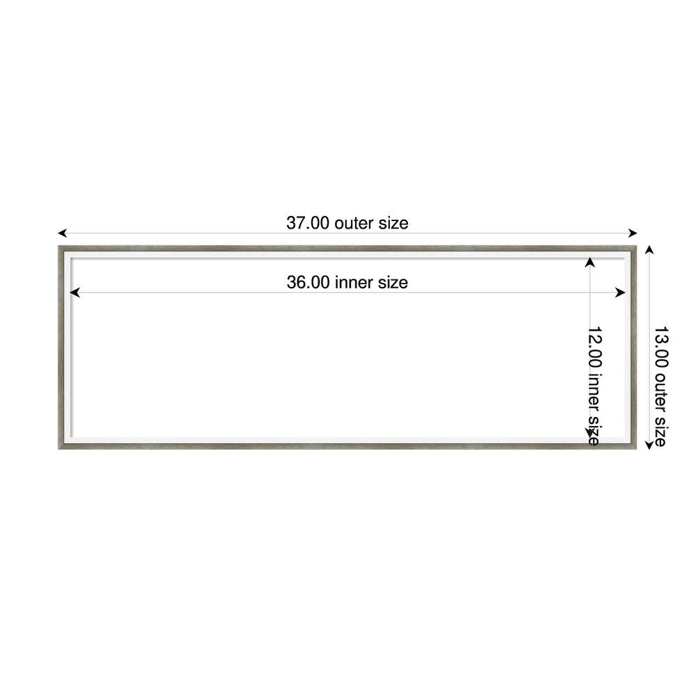 Amanti Art Lucie Black Framed Dry Erase Magnetic Board