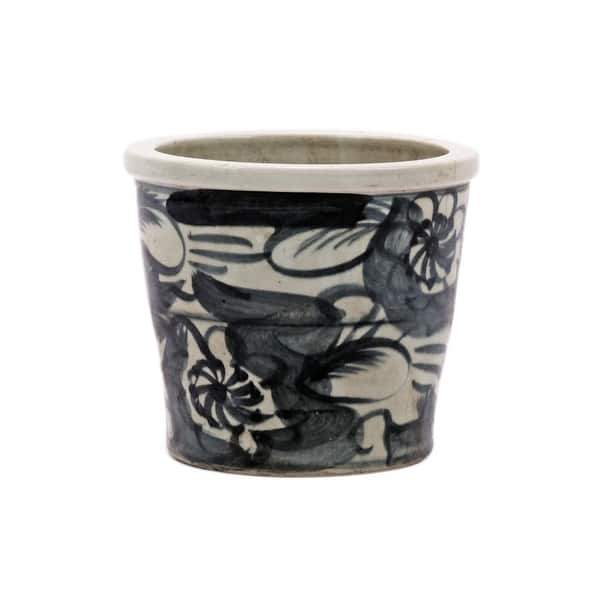 slide 1 of 1, Handmade Silla Orchild Twisted Flower Pot Planter