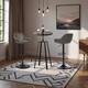 Option Black Table & Grey Chairs