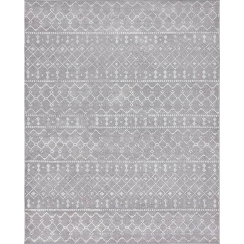Linx Farmhouse Geometric Indoor Area Rug
