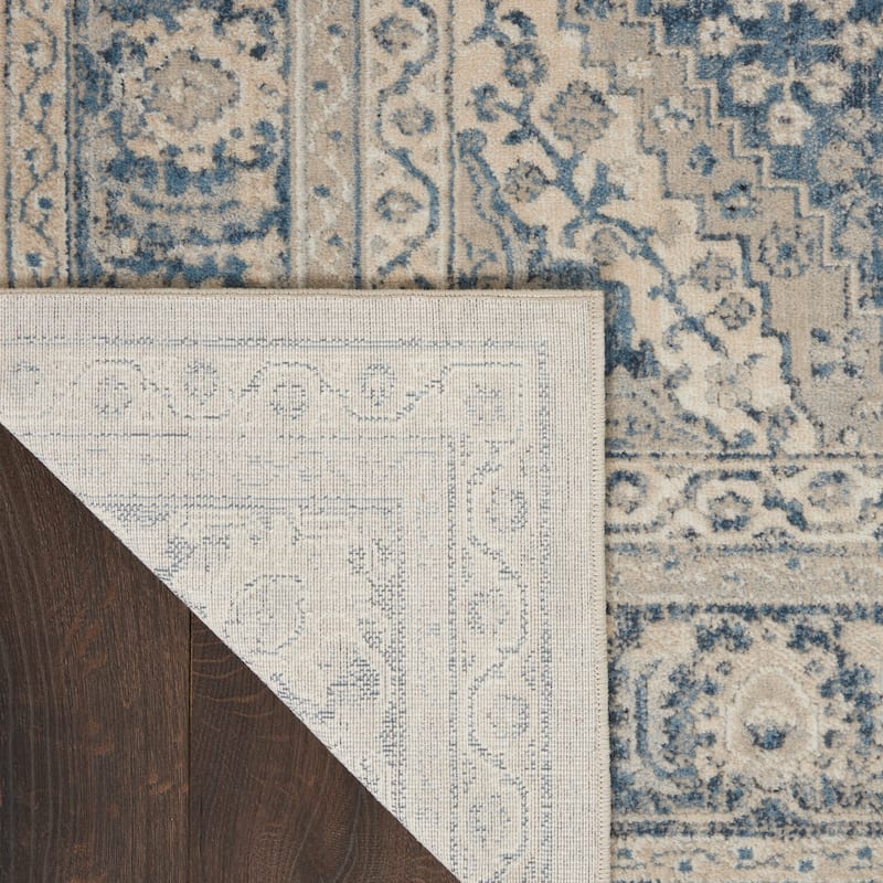 Malta Bordered Center Medallion Area Rug