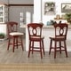 preview thumbnail 6 of 30, Ronda Napoleon Back Wood Swivel Chair