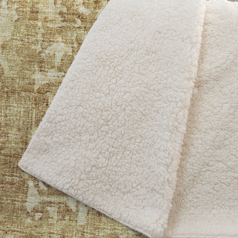 Premium Machine Washable ASB41 Vintage Traditional Sherpa Throw Blanket