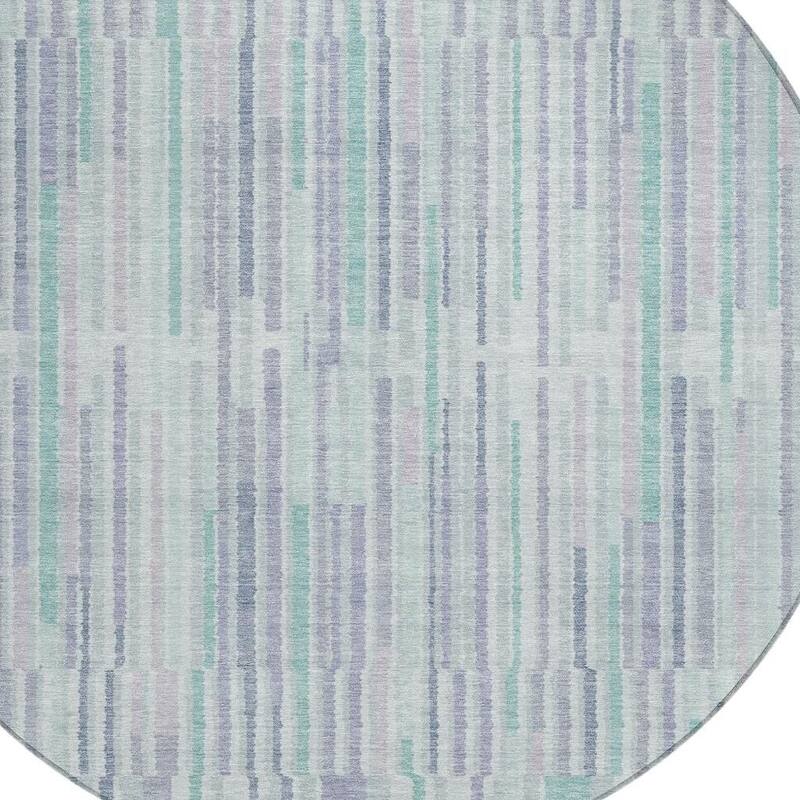 HomeRoots Striped Transitional Rectangle Outdoor Rug