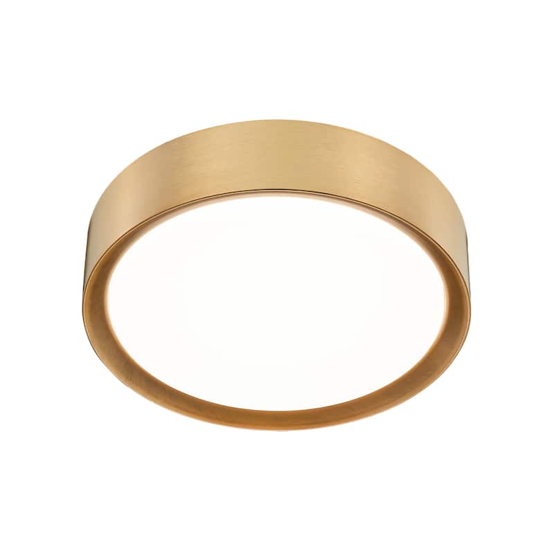 Kawan 1 Light Flush Mount in Modern Gold.