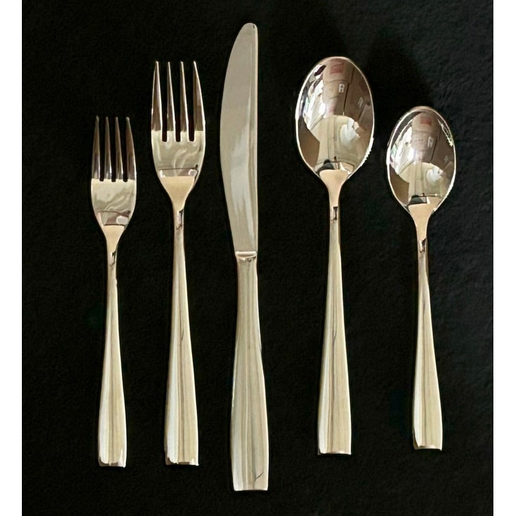 Red Vanilla Angle 20-piece Flatware Set