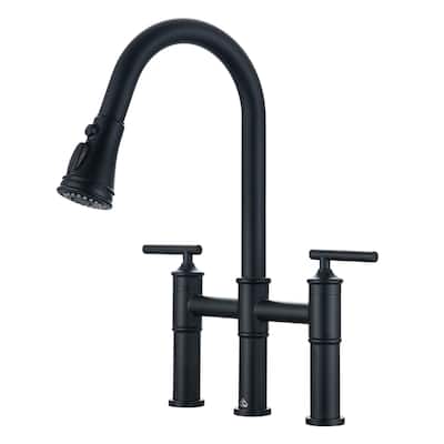 Three Function Pull-Down Sprayhead Kitchen Faucet