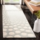 preview thumbnail 9 of 83, SAFAVIEH Soho Handmade Abstract Dots N.Z. Wool Area Rug 2'6" x 6' Runner - Grey/Ivory