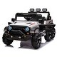 preview thumbnail 61 of 78, 24V Ride-On Pickup Truck for Kids, Bluetooth, LED Lights, Remote Control, Off-Road Vehicle White