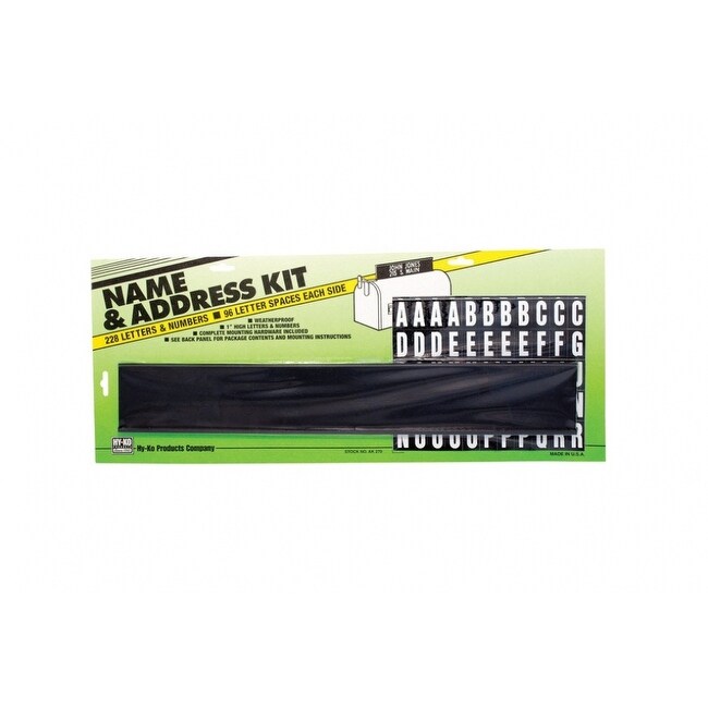 Shop Hy Ko Ak 270 Mailbox Name And Address Kit Overstock 27609880