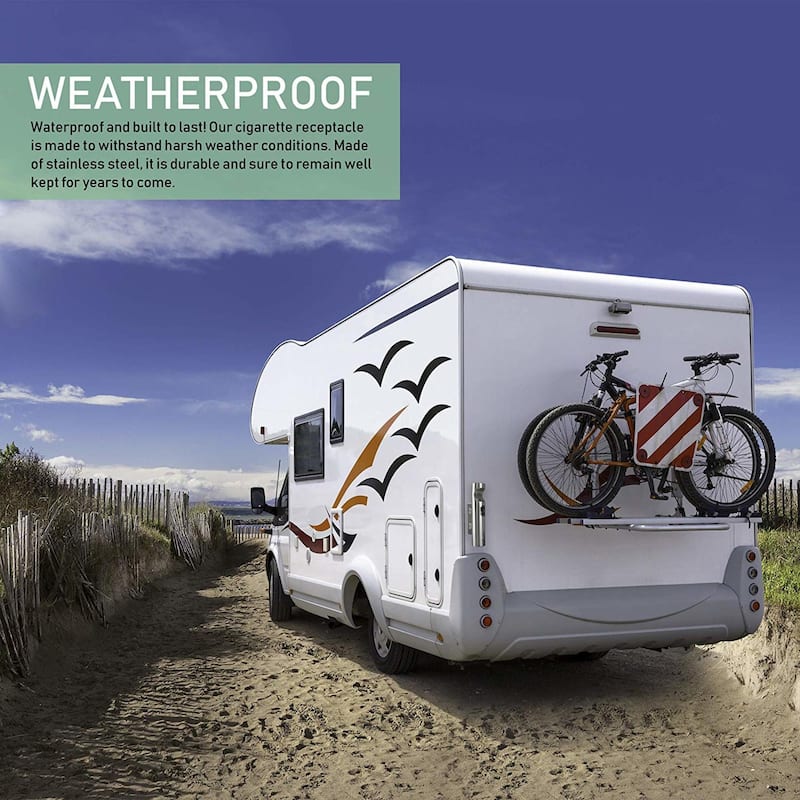 ELITRA Wall Mounted Outdoor Cigarette Butt Receptacle