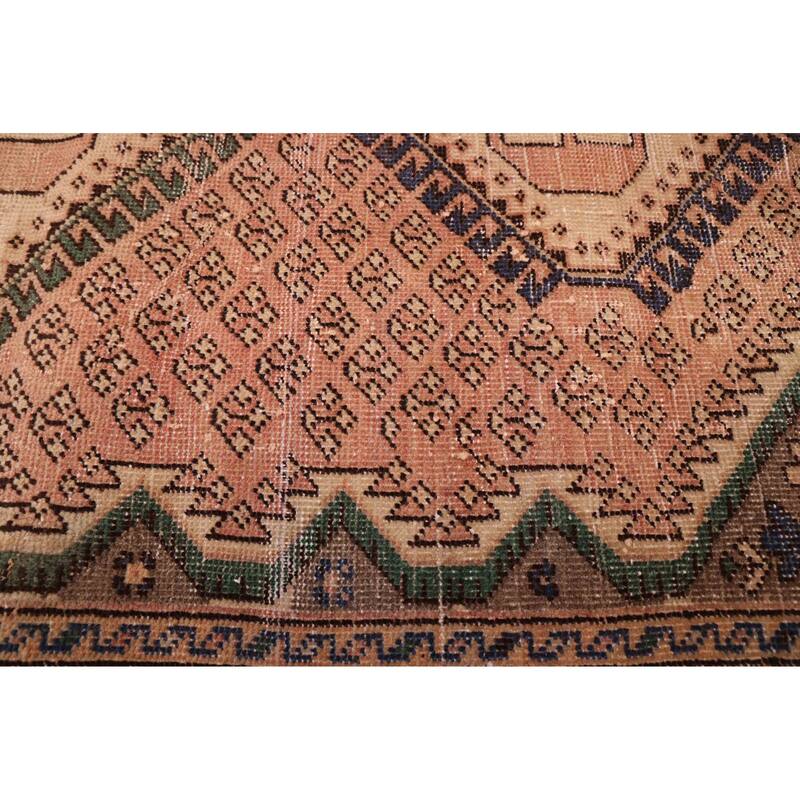 ECARPETGALLERY Hand-knotted Antalya Vintage Copper Wool Rug - 4'5 x 6'4