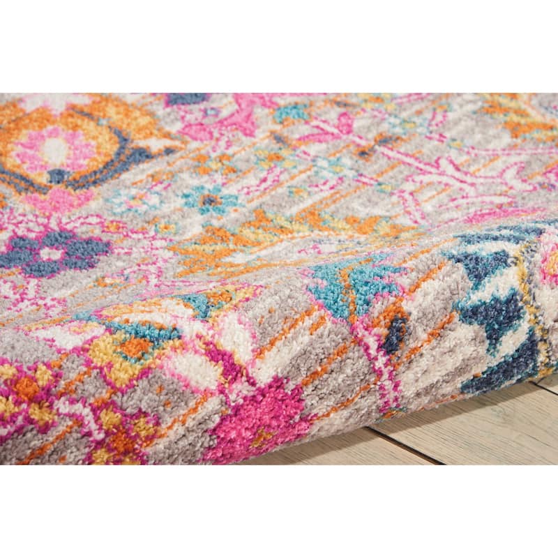 Nourison Passion Boho French Country Floral Area Rug.