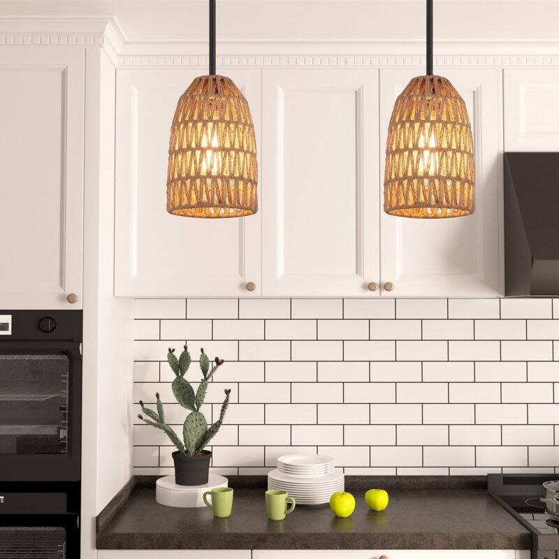 Acroma - 1 Light Rope Dimmable Single Dome Pendant