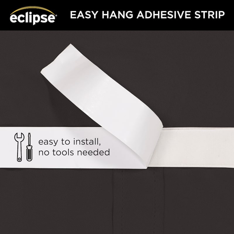Eclipse Braylon Solid Blackout French Door Panel