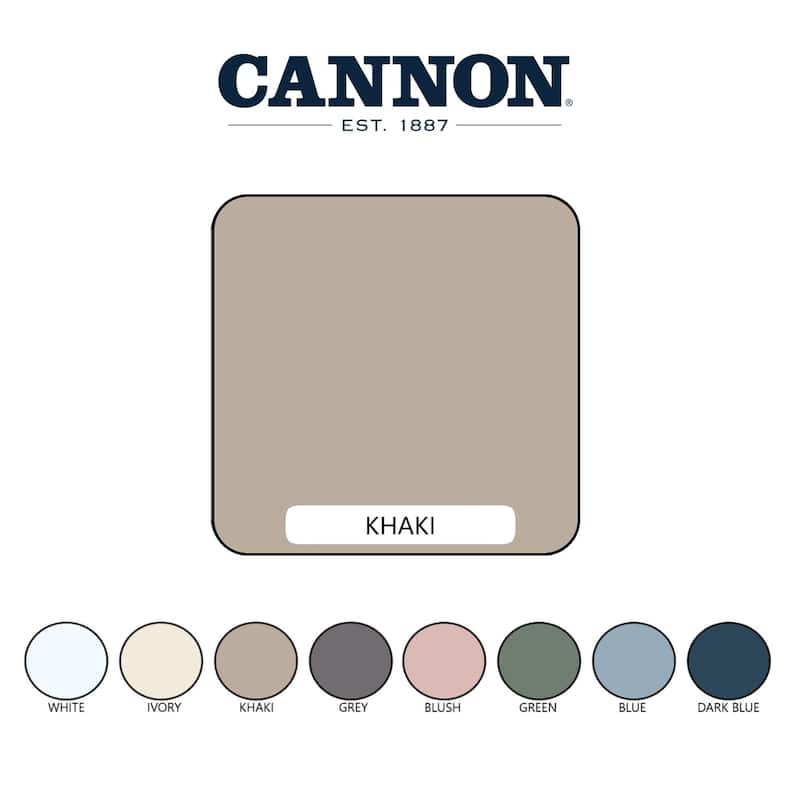 Cannon Heritage Solid 3 Piece Duvet Cover Set
