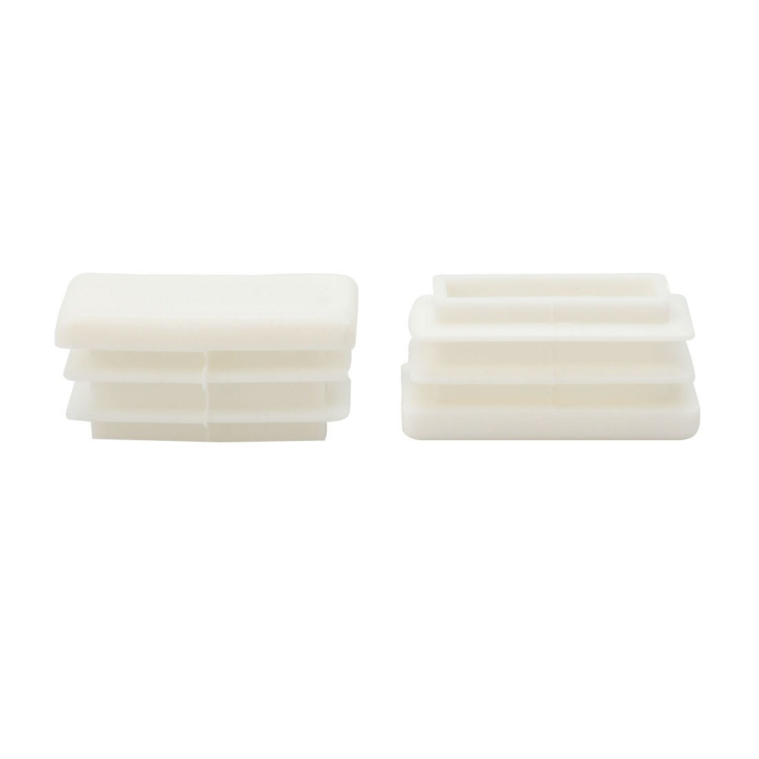 15 X 30mm Plastic Rectangle Ribbed Inserts End Cover X 30mm Plastic Rectangle Ribbed