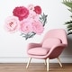 preview thumbnail 1 of 5, Walplus Elegant Oversized Blush Pink Peonies Wall Stickers Decals