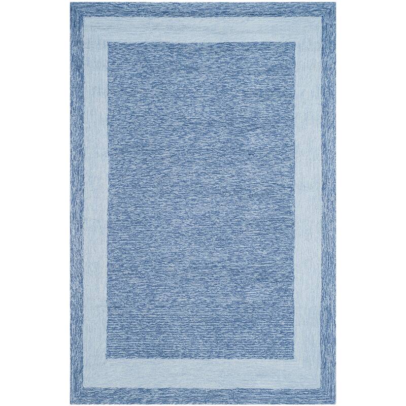 SAFAVIEH Handmade Easy Care Fawn Oriental Rug - 3' x 5' - Blue - Rectangle