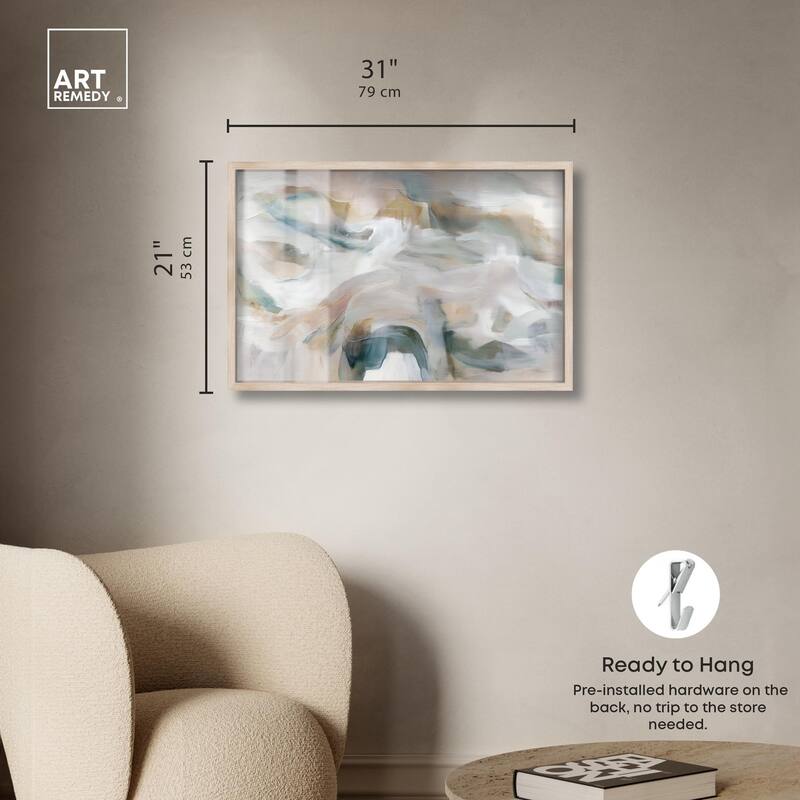 Whispering Colors IV Shadowbox by Art Remedy