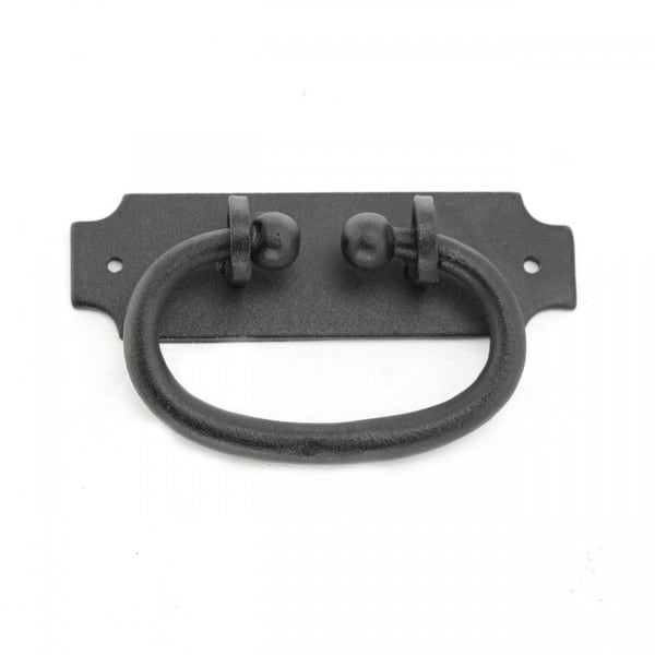 Shop Black Drawer Pull Hepplewhite Wrought Iron Rustproof Finish