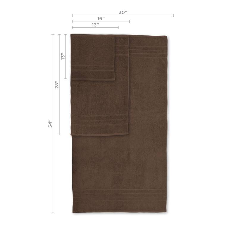 Martex Ultimate Performance Cotton Low-Lint Soft Absorbent Towel Set