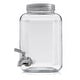 preview thumbnail 3 of 8, Glass Fluted Drink Dispenser with Spigot, Ice Infuser, & Fruit Infuser - 1 Gallon - 1 Gallon