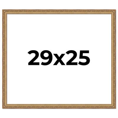 29x25 Frame Red Solid Wood Picture Frame Width 1.75 Inches | Interior Frame Depth 1 13/16 Inches