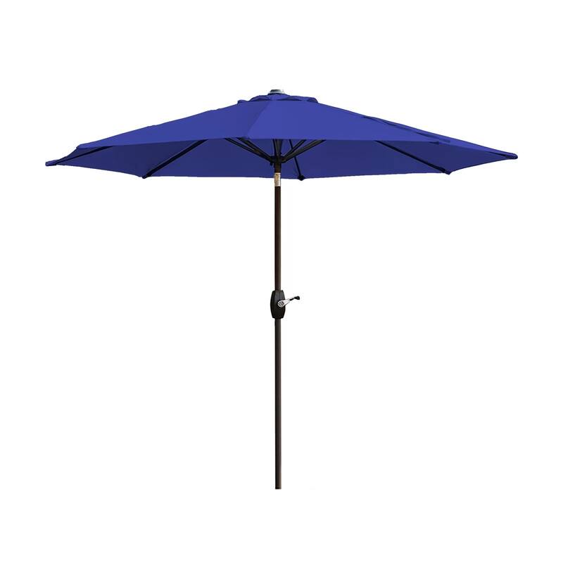 Holme 9-foot Steel Market Patio Umbrella with Tilt-and-Crank