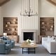 preview thumbnail 5 of 8, Modern Tradition 9-Light Chandeliers Black Gold Chandeliers Light Fixtures for Dining Room - 36.2 " × 17.3 "