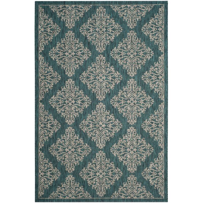 SAFAVIEH Courtyard Indoor/ Outdoor Waterproof Patio Backyard Rug
