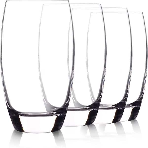 Luigi Bormioli Crescendo 20-Ounce Beverage Drinking Glasses, Set of 4 -  Clear - 20 oz. - Bed Bath & Beyond - 37606354