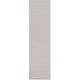 preview thumbnail 23 of 34, Strick & Bolton Carr Handwoven Viscose & Wool Area Rug Light Grey - 2' x 8'